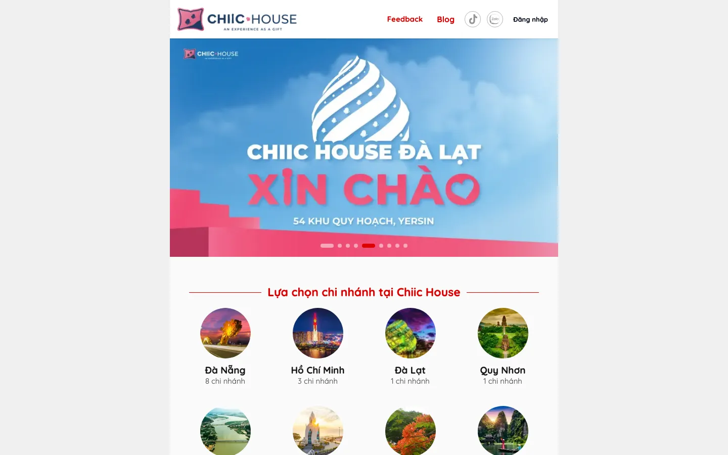 Chiic House interface